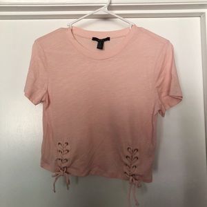 Pink Cropped Top